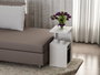Hanah Home Mesa Auxiliar Sister White Inspiración Escandinava Tablero Melamina 18mm 35x60x29.5cm
